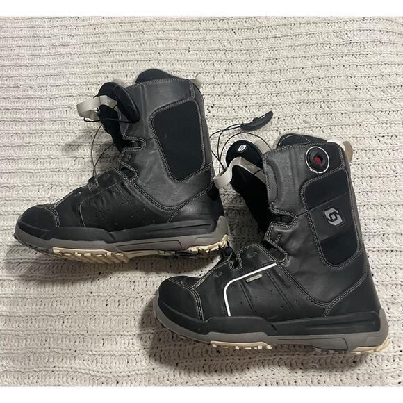 Salomon Snowboards Symbio Boots Autofit Mens Sz 8.5 42 433895 Black Snowboarding - Picture 2 of 8